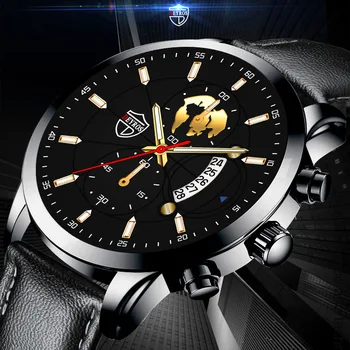 Albastru Pointer Bărbați Impermeabil Ceasuri de Moda Perfect ceas Catarama de Lux Sport de Bărbați Cuarț Ceasuri Reloj Hombre Deportivo