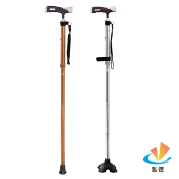 Aliaj de aluminiu cârje cu lumini de pliere cârje pentru persoanele în vârstă telescopic anti-derapare walker cârje pentru persoanele în vârstă
