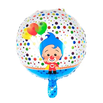 18 inch clovn baloane copii, balon petrecere de ziua decor folie de aluminiu balon festival eveniment balon copil de dus