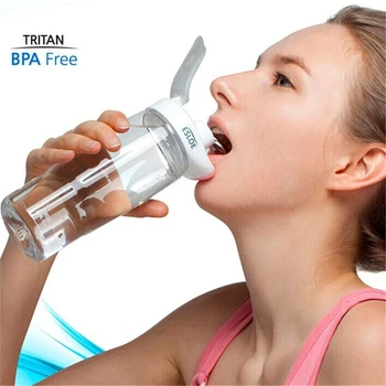 500ml Tritan Mea Sticle de Apă din Plastic Transparent Sticla Împărtășească BPA Creative Și De Agua