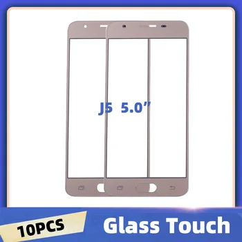 10buc/Lot Pentru Samsung Galaxy J5 Prim-G570 G570F Ecran Tactil Panoul Frontal Exterior LCD de Sticlă Cu Adeziv OCA de Înlocuire