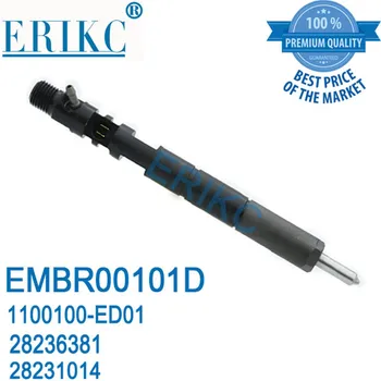 28231014 ERIKC EMBR00101D Common Rail Injector 28236381 Piese Auto Combustibil Duza 1100100-ED01 pentru Great Wall HAVAL H3 H6 H5