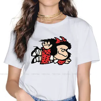 Dragostea Este În Aer, Femei De Îmbrăcăminte, Mafalda De Benzi Desenate Quino Grafice De Sex Feminin Tricouri De Epocă, Grunge Vrac Tee Fete Kawaii Streetwear