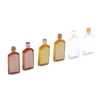 Set de 6 BUC Sticle Miniaturale Model de Papusi Casa Accesorii