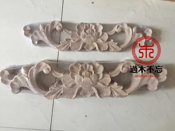 Nu uitați să vă conectați Dongyang sculptură în lemn de fundal dulap de perete mobilier usi de flori Chineză Bujor Trandafir aplicatiile Florale