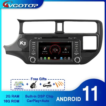 AVGOTOP Android 11 WINCE GPS Bluetooth Radio Auto DVD Player pentru KIA RIO 2G 16G MP3 MP4 Vehicul Multimedia