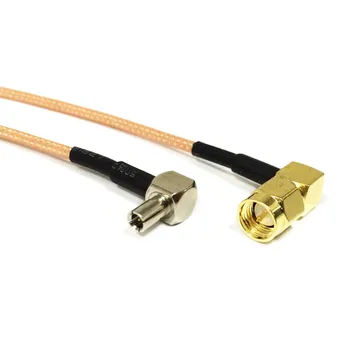3G Antenă Cablu SMA Male Plug Unghi Drept TS9 Unghi Drept RG316 en-Gros Navă Rapidă 15cm 6 inch