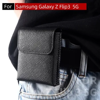 Autentice din Piele de Caz Husă Nou Caz Pentru Samsung Galaxy Z Flip 3 Pungă Sac Pentru Galaxy Z Flip3 5G Caz