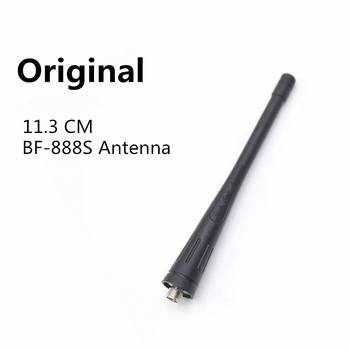 Baofeng BF-888S Antena Original 11.3 CM pentru 888S UHF 400-470MHz Antena H777 BF-C1 H-777 BF-666S RT21/RT24/H777S/RT24V/RT28/RT53