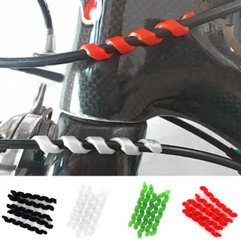 5 Buc Biciclete Cablului de Frână de Protecție Anti-frecare Locuințe de Cauciuc Protector de Cadru de Biciclete Ciclism Folie de Paza Tuburi