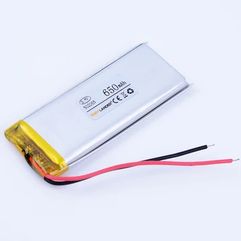 502065 3.7 V 650mAh baterie Reîncărcabilă Litiu Li-Polimer Baterie Li-ion Pentru Mp3 MP4 DVR GPS PDA PSP Difuzor bluetooth 052065 501965