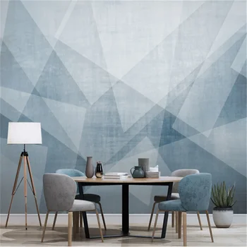 Personalizat Murală Tapet Modern, Minimalist Geometrice Abstracte Grafică Canapea Fundal TV Pictura pe Perete