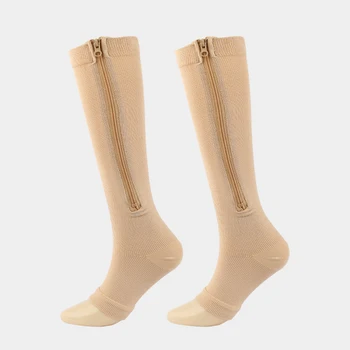 Fermoar de Compresie Medicale Ciorap cu Zip Chaussette De Compresie Medias De Compresiune Femei Șosete Ciorapi de Compresie