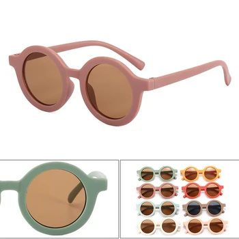 2021 Tendințele Fete Băiat Rotund ochelari de Soare Copii Retro Vintage ochelari de Soare UV Protectie Clasic Copii Ochelari ochelari de soare