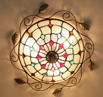 lumina plafon cu LED-uri culoar, coridor balcon dormitor lumini, Lumini Plafon Mediteranean Cafe Lampa DF81