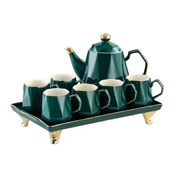 Apa set stil European berii ceai set de mare clasa de uz casnic cupa set ceainic ceasca de ceai living ceramice cana de apa