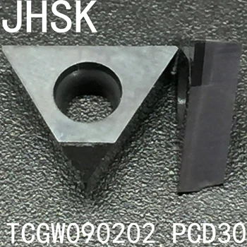 2 buc TCGW090202 04 08 PCD30 Introduce lama de Diamant instrumente Utilizate pentru Aluminiu Policristaline diamant instrumente PCD cnc