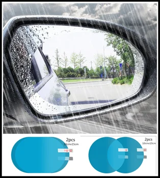 Masina formă oglinda retrovizoare ploaie film anti-ceață inserați codul protecție viziune pentru Volvo V60 S60, XC60 XC40 360c V90 V40