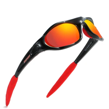 Dubery Oglindă Roșu ochelari de Soare Ochelari de protecție pentru Bărbați Ochelari de Sport de Conducere Retro Brand de Lux oculos de sol