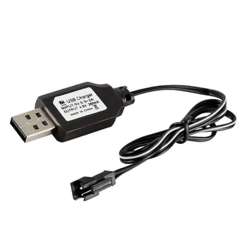 Ni-Cd Ni-Mh Acumulator Cablu USB de Încărcare SM 2P Plug pentru RC Excavator Masini RC
