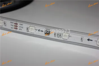5m ws2811 50 ICs 5050 digital RGB Benzi,150LED IP67 tub rezistent la apa 12V Benzi cu Led-uri,30LED/m