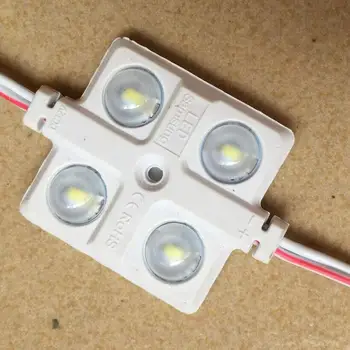 Modul LED 2W DC12V CULOARE ALB de înaltă luminoase;20buc un șir de caractere;cu lentile concave lentilă LED module