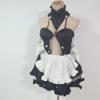 Scathach FGO Cosplay Soarta/Comanda mare Scathach maid dress cosplay costum personalizat