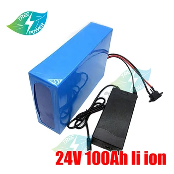 24V 100Ah Litiu baterie 24V baterie li-ion pentru 2000W RV EV scuter solare golf cart UPS +Incarcator de 10A