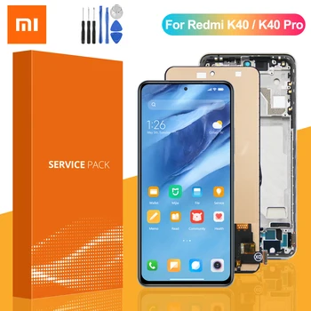 100% de Testare Pentru Xiaomi Redmi K40 LCD Display Rama Ecran +Touch Screen Digitizer Pentru Redmi K40 Pro+ K40 Ultra Display LCD Hongmi