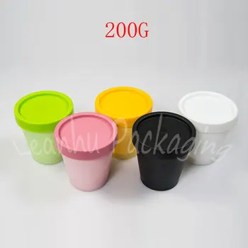 200G Gol Crema Recipient de Plastic , 200 ML Masca / Crema Sub-îmbuteliere , Gol Container Cosmetice ( 36 BUC/Lot )
