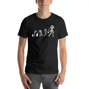 Extratereștrii Evoluția Xenomorph Amuzant Oversize T-Shirt Pentru Bărbați Haine 100% Bumbac Streetwear De Mari Dimensiuni De Top Tee