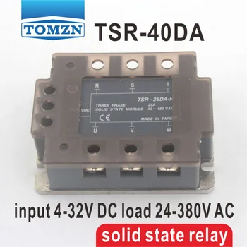 40DA TSR-40DA Trei faze RSS intrare 4-32V DC sarcină 24-380V curent ALTERNATIV monofazat curent ALTERNATIV solid state relay