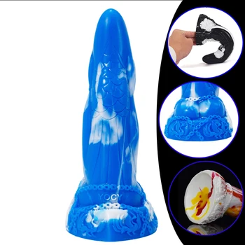 Super Cool Model Analsex Penis artificial Jucarii Sex Anal, Dop de Fund Jucarii Curea Pe ventuza Mare Realistic Dildo-uri G-spot Mare Butt Plug Nou