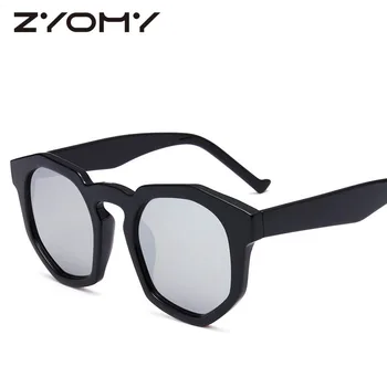 Q Poligon Gradient de Design de Brand Oglindă Ochelari Cadru Mare, Multicolor Ochelari Ochelari Bărbați Femei ochelari de Soare UV400 темные очки