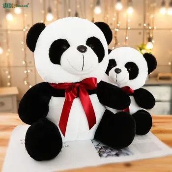 Moale Animale Împăiate Păpuși Panda jucării de Pluș Urs China Urs Cadou Somn Copil Partenerul copii Fata de Playmate 25-45cm
