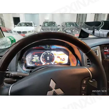 Android 9.0 Metru de Ecran Pentru Mitsubishi Pajero 2006-2016 Masina tabloul de Bord Instrument de Afișare Multimedia Player Auto Navigație GPS