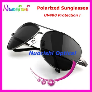 A103P Bărbați ochelari de Soare Polarizat TAC cu Lentile UV400 Pilot Stil de ochelari de Soare transport gratuit