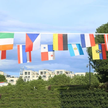 Campionatul European De Fotbal Bunting 24 De Națiuni Banner Pavilion Garden Party Decor