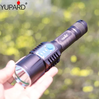 YUPARD mobile power bank Luminozitatea LED XM-L2 T6 LED-uri 5mode Inteligent Lanterna USB de încărcare Lanterna reîncărcabilă 18650 baterie