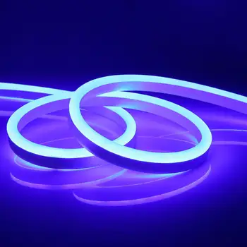DIY 2 Pini, Lumina Benzi Flexibile LED-uri Impermeabil Coarda Super-Luminos Neon Banda Tub 1m - 20m Vacanță de Crăciun de Decorare Lumina