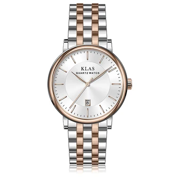 cadou de vacanță de lux de top barbati brand de moda cuarț ceas pentru bărbați ceas KLAS brand