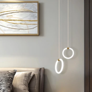 Modern pandantiv cu led-uri lumini de design modern pentru camera de zi dormitor studiu lampă de agățat Restaurant bucatarie pandantiv lampă candelabre