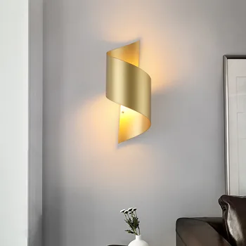 2020 Decoracion Nordica Hogar de Aur Wandlamp LED Lumini de Decor Pentru Perete Dormitor Lumina Coridor, Culoar Scara de Lumină Vanitate