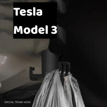 Portbagajul din spate Cârlig Suport pentru Tesla Model 3 Geantă de Cumpărături Cuier pentru Masina de Marfă din Spate Portbagaj Cârlig Suport Accesorii Auto