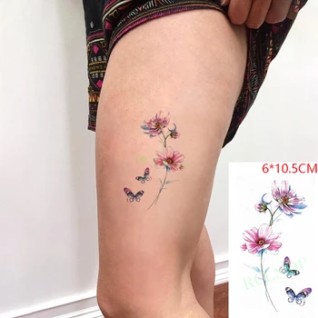Impermeabil Tatuaj Temporar Sticker Fluture Floare Luna de Dimensiuni Mici Body Art Flash Tatuaj Fals Tatuaj pentru Femei Barbati