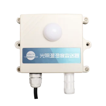 Lumina,Temperatura si Umiditate 3-în-1 Senzor Transmițător Agrometeorologice Monitorizare ModbusRS485 Iluminare Transmițător