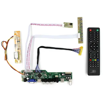 HD MI VGA AV USB RF LCD de pe Placa de control T. V56.03 munca pentru backlight ccfl 30pin lvds LCD 17inch 1440x900 B170PW01 V1