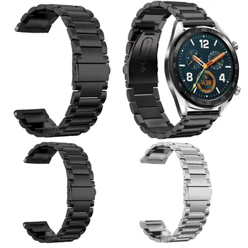 Din Oțel inoxidabil Curea pentru Ceas Huawei GT Watchband Încheietura Trupa Curea bratara de montre Correa de reloj pasek face zegarka