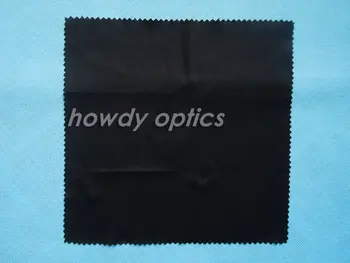 Negru microfibră pânză de curățare 20x20cm ochelari de curățare pânză carpa