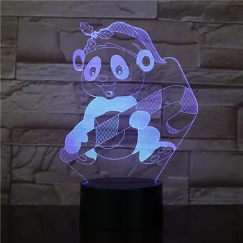 Maimuță de desene animate 3D LED Veioza Cadou Noptiera Usb Lampă Copii, Serviciu de Modelare Masă Somn Copil de Iluminat Decor Dormitor AW-3322